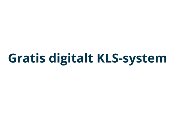 VALIDAN har udviklet et gratis digitalt KLS-system